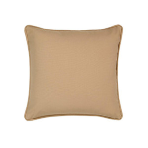 Leaves  Ecru Square Pillow - 013864142335
