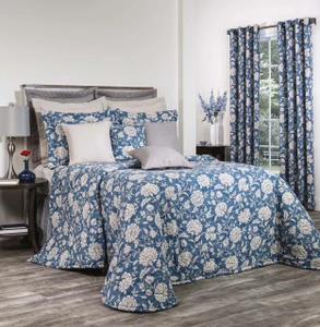 Vintage Indigo Bedspread - 013864142083