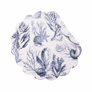 Midnight Lagoon Round Placemat Set of 6 - 008246357049
