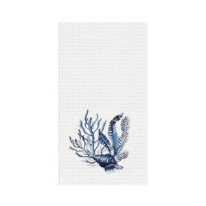 Midnight Lagoon Coral Kitchen Towel Set of 6 - 008246360339