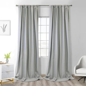 Brooklyn Blackout Dual Header Curtain Panel - 069556588547