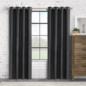 Abstract Light Filtering Grommet Curtain Panel - 069556593206
