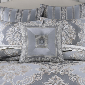 Krista Powder Blue 18" Square Pillow - 193842160169