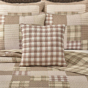 Mayfair Blush 18" Square Quilted Pillow - 193842159705