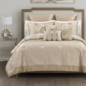 Spectra Taupe Comforter Set - 193842161838