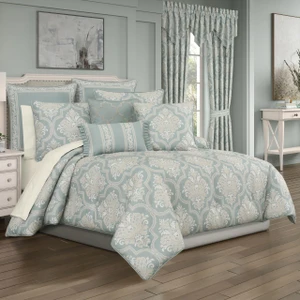 Tranquility Aqua Comforter Set - 193842159422