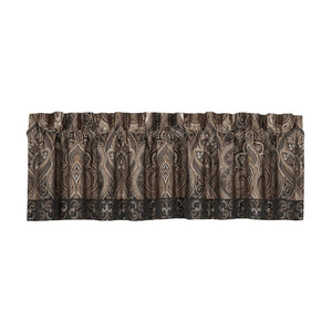 JQueen Cipriana Bronze Straight Valance