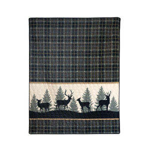 Deer Walk Throw Blanket - 754069556274