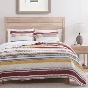 Mystic Stripe Cotton Gauze Quilt Set - 840118824538