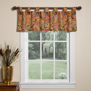 Breeze Tapestry Tab Valance - 013864120821
