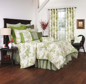 Bouvier Green Comforter Set - 013864144896