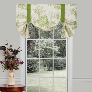 Bouvier Green Tie Up Valance - 013864145237