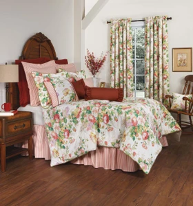 Cottage Rose Comforter Set - 013864146357