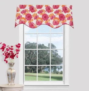 Fairy Flamingo Floral Empress Filler Valance - 013864147972