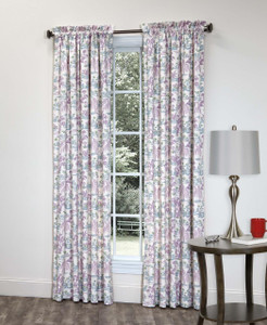 Meadow Lined Rod Pocket Curtain Pair - 013864143608
