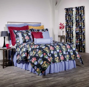 Melanie Black Comforter Set - 013864139038