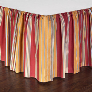 Tapestry Stripe Bed Skirt - 013864120678