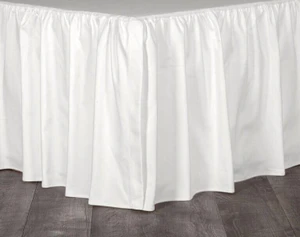 Cotton Twill Ruffled Bed Skirt - 013864147354