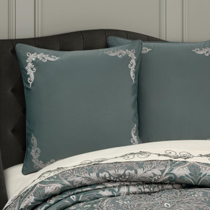 Renata Teal Euro Pillow - 193842160503