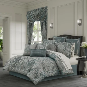 Renata Teal Bedding Collection -