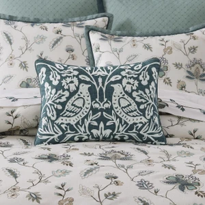 Blossom View Teal Boudoir Pillow - 193842164440
