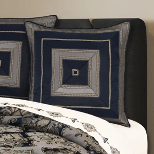 Bradley Navy Euro Sham - 193842163252