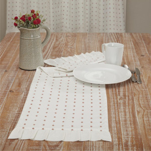 Abigail Ruffled Runner - 840233903330