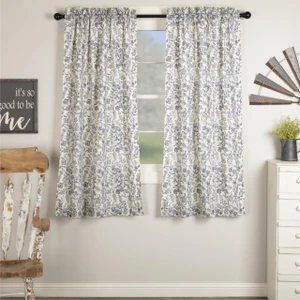 Doylestown Floral Short Curtain Pair - 840528185175