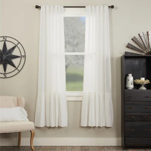 Elizabeth Ruffled Curtain Pair - 810055897353