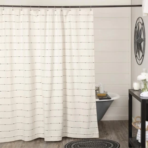 Farmcloth Stripe Shower Curtain - 840528192203