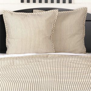 Katie's Vintage Stripe Euro Sham - 840528192562