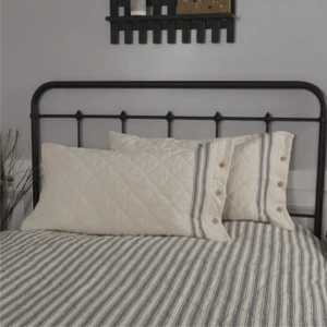 Market Place Gray Pillow Sham - 840528171369