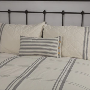 Market Place Gray Overcover Pillow Cover - 840528171406