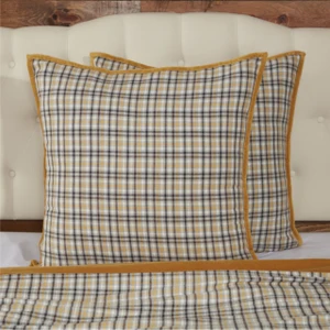 Morning Meadow Plaid Euro Sham - 810055895625