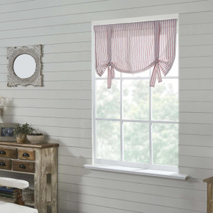 Timeless Ticking Red Roman Valance - 840233912295