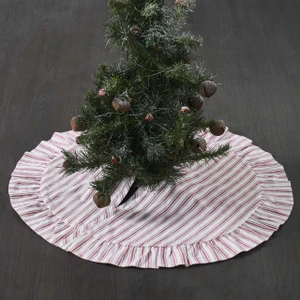 Timeless Ticking Red Mini Tree Skirt - 840233912486