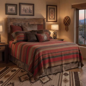 Hudson Garnet Bedspread - 650654099266