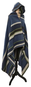 Lapis Valley Hooded Throw Blanket - 650654098191