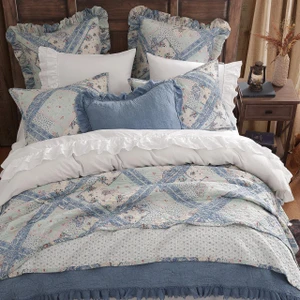 Mirabelle Patchwork Prairie Quilt Set - 840118837545