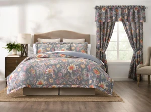 Mia Floral Comforter Set - 885831032396