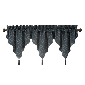 Waterford Everett Teal Ascot Valance