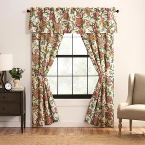 Bronte Floral Tailored Window Valance - 885831028252