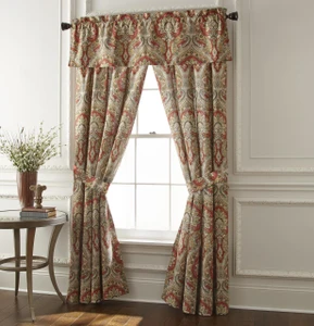 Harrogate Paisley Curtain Set - 849203035217