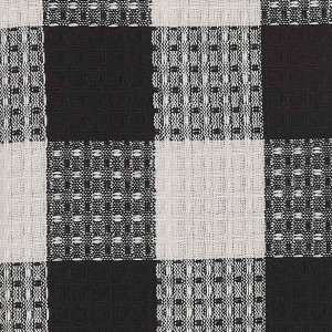 Wicklow Black & Cream Check Waffle Dishcloth - 762242021860