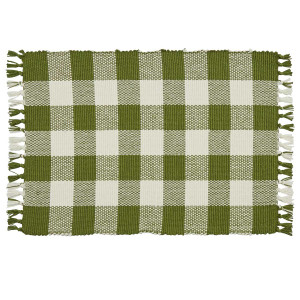 Wicklow Sage Check Yarn Placemat - 762242010062