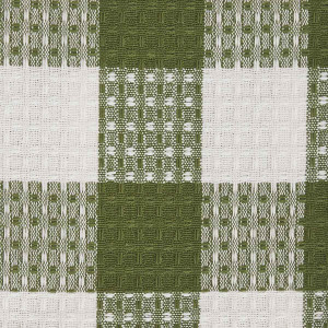 Wicklow Sage Check Waffle Dishcloth - 762242021938