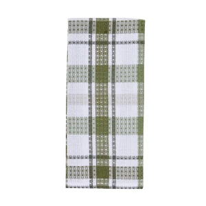 Hayes Plaid Waffle Dishtowel - 762242083301