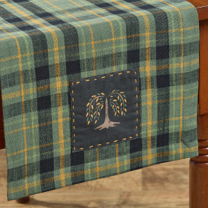 Willow Lane Plaid Table Runner - 762242071155