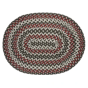 Limestone Braided Oval Rug - 762242033900
