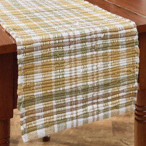 Farmstead Plaid Chindi Table Runner - 762242074491